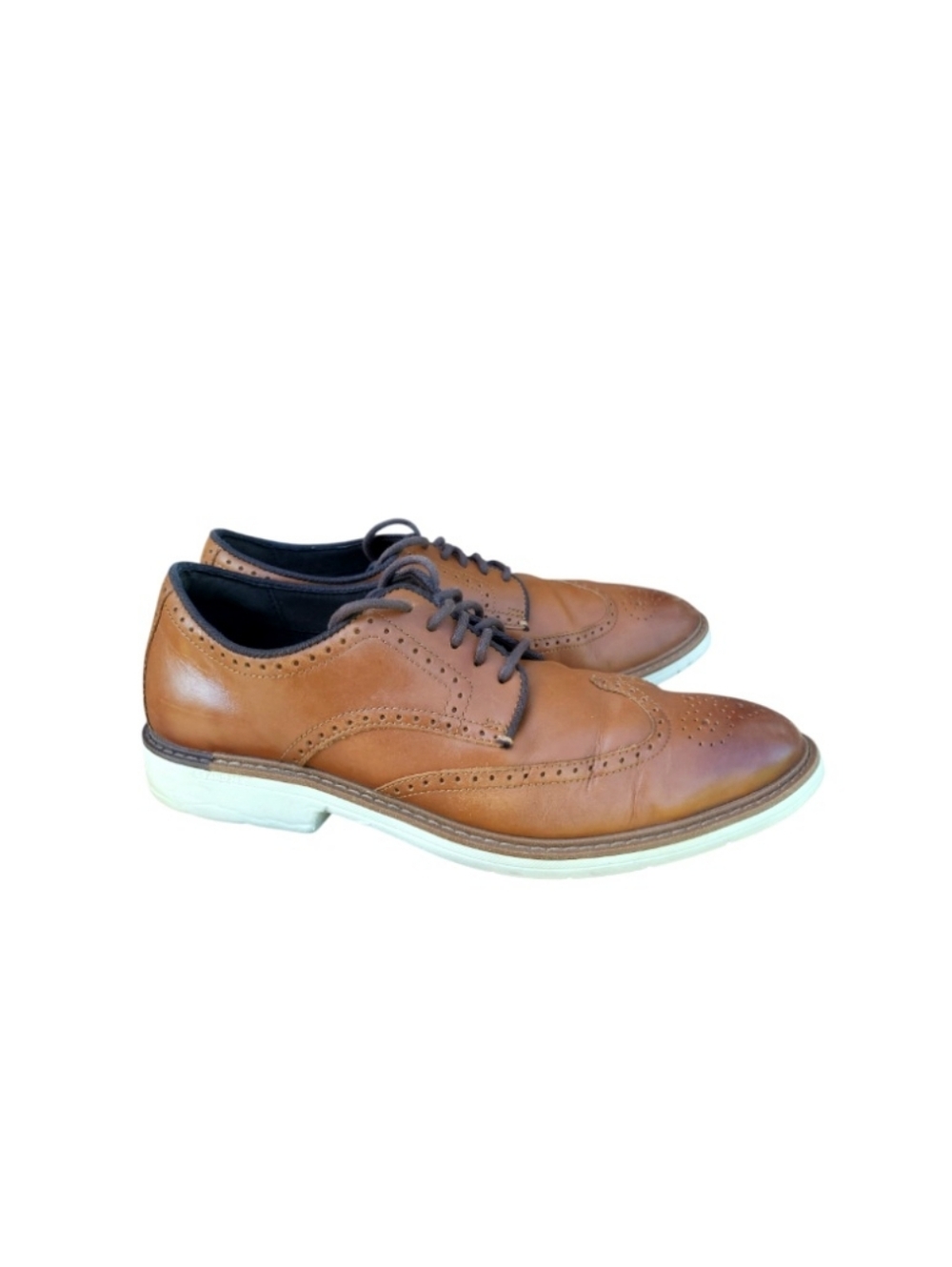 Cole Haan Wingtip Go To Oxford British Tan Brown Dress Casual Work Loafer Men 11 - Picture 11 of 11